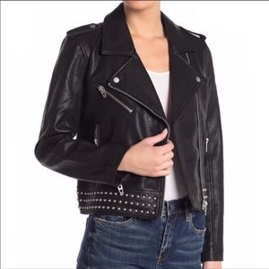 Blank NYC Faux Leather Studded Jacket
